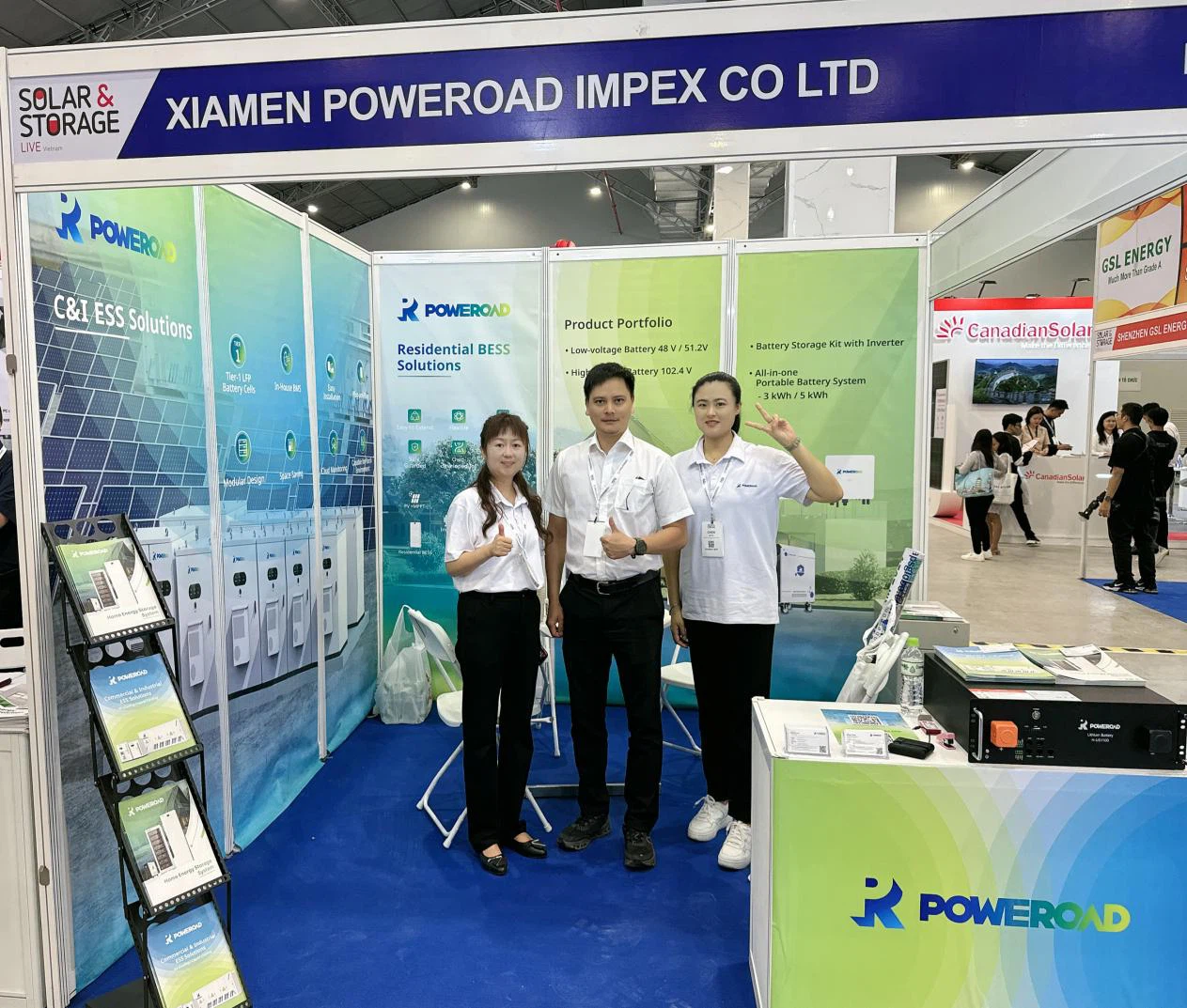 POWEROAD Kicks Off Solar And Storage Live Vietnam 2024 With Enthusiastic Reception2