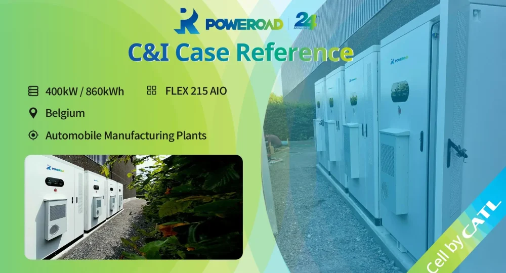 EV Charging ESS Project Powering Automobile Manufacturing with POWEROAD ESS