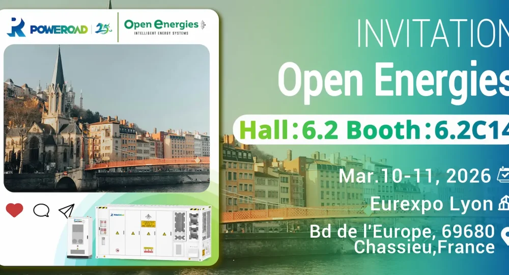 Open Energies 2026-Hall 6.2 Booth 6.2C14 Lyoon，France