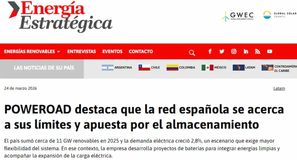 POWEROAD Potenciando la flexibilidad de la red mediante el almacenamiento de energía
