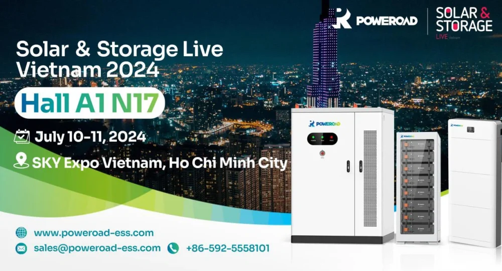 POWEROAD Will Be Exhibiting At Solar Storage Live Vietnam 2024 in Ho Chi Minh City
